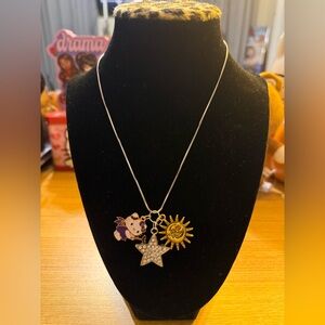 Hello kitty witch silver necklace #12